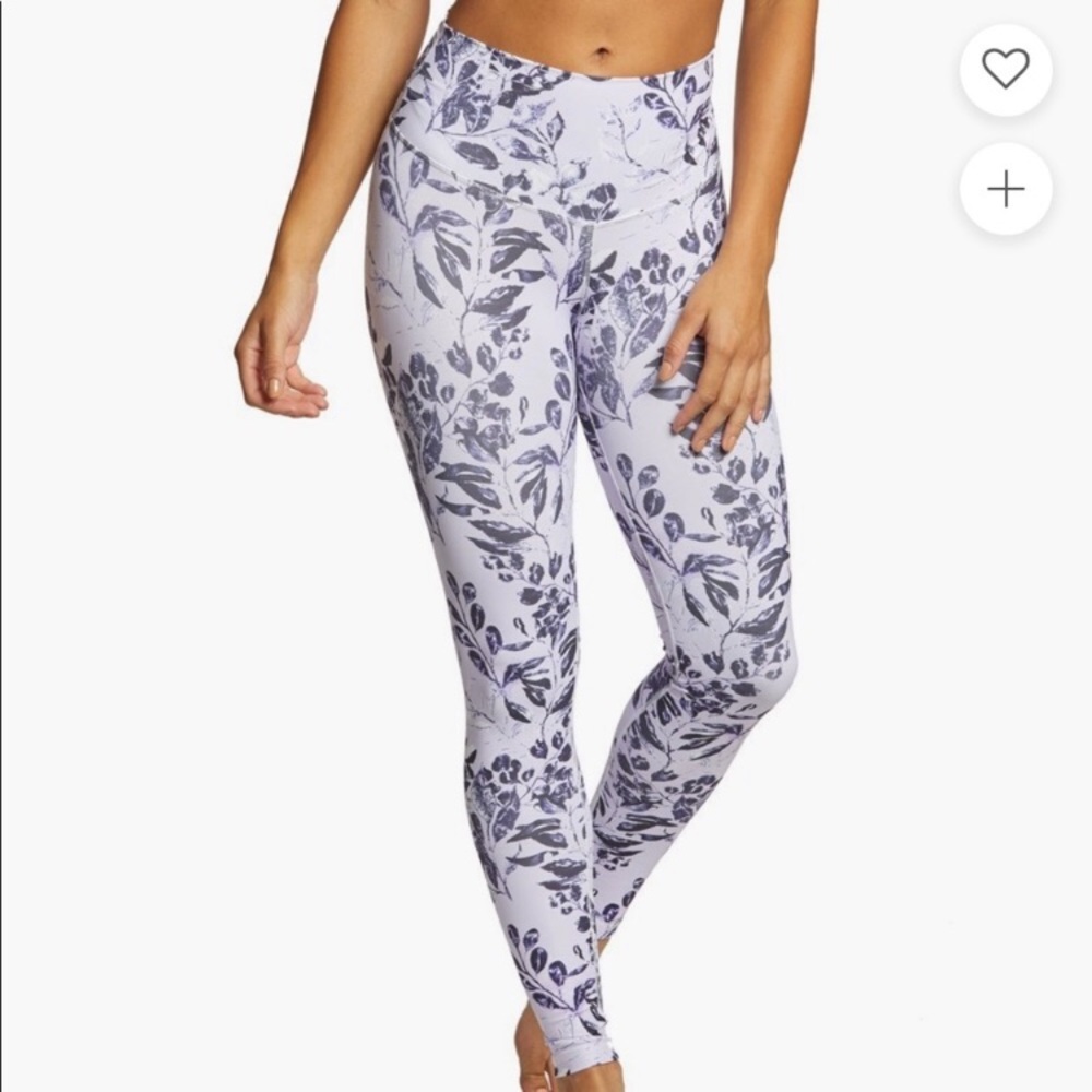 Purple, floral DYI Leggings - Picture 2 of 6